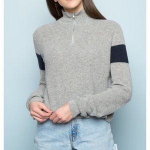 Brandy Melville Casey Quarter Zip Sweater